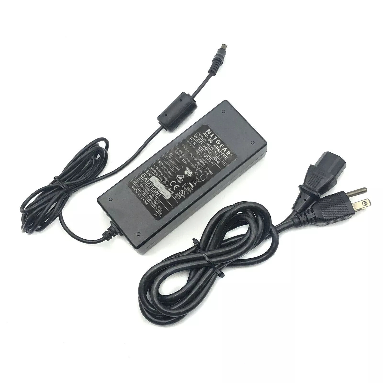 *Brand NEW*Genuine Netgear VAN90C-480B 48V 1.45A AC Adapter 332-10020-01 Power Supply